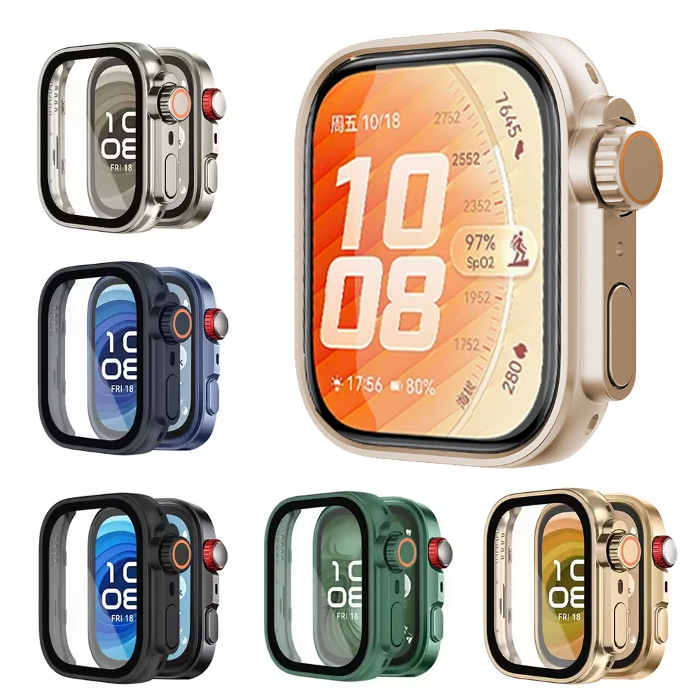Ultra Protective Case with Tempered Glass & PC Frame