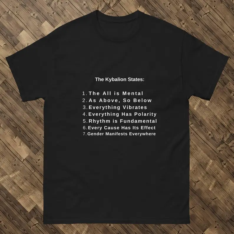 Kybalion T-Shirt, Hermetic Principles Shirt