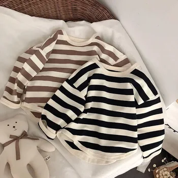 Kids Striped Long Sleeve Tee 1