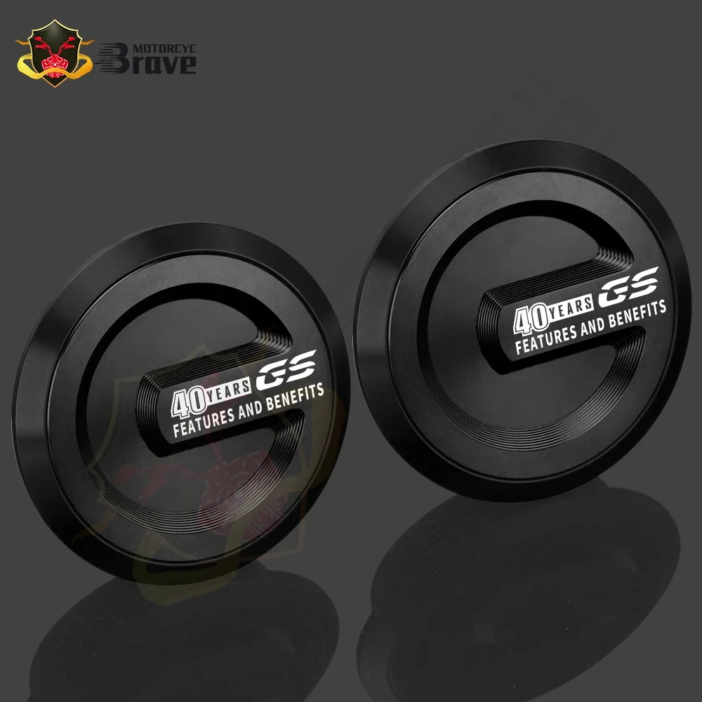 

For BMW 40YEARS GS FAB 40 YEARS 40YEARSGS Feature And Benifits Motorcycle Accessories CNC Frame Hole Cover Plug Decorative Caps