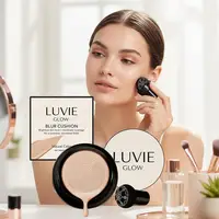 Glow Foundation Cushion, Mushroom Head Air Cushion BB Cream Face Makeup Foundation, Concealer Long-Lasting Even Skin Tone