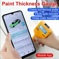 LS236 Portable Coating Thickness Gauge Dual Screen Car Paint Checker Meter Car Tester Paint Film Coating Thickness Gauge 2