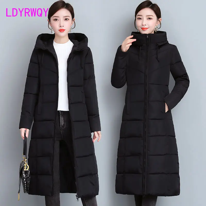 

Women's 2022 new western style long cotton coat large size winter coat winter coat women's cotton-padded jacket