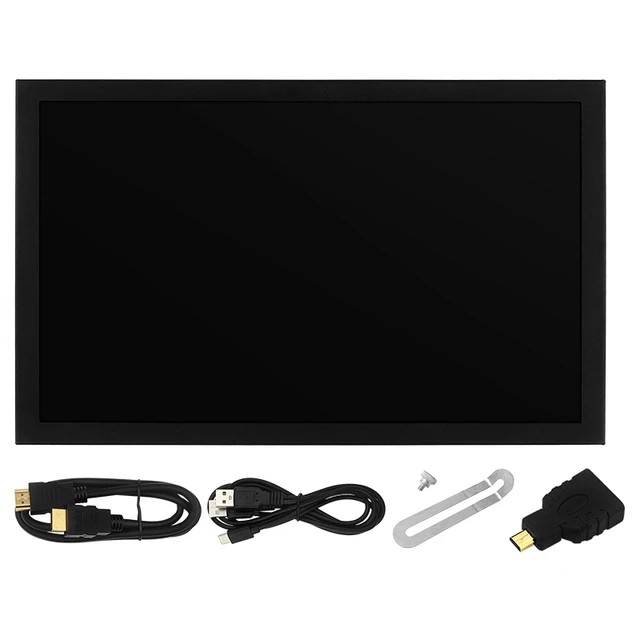 ポータブルモニター ブラック 7 インチポータブルモニター 1024x600 IPS LCD HDMI 互換 VGA AV