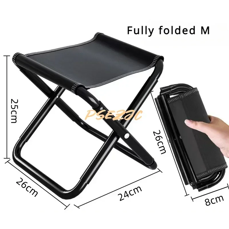 Outdoor Camping Portable Folding Chair Fishing Chair Travel Camping Mazar Ultra Light Line Subway folding chair
