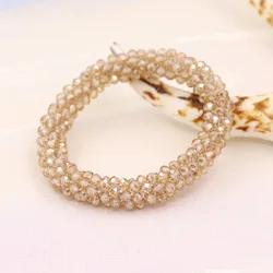 Elegant Multilayer Crystal Beaded Bracelet for Women - Fashionable Jewelry Gift (B533j)
