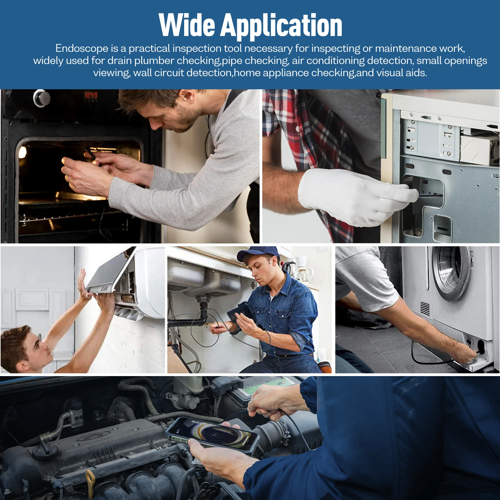 Ulefone  Waterproof 3 in 1 Endoscope /For ARMOR 9/ARMOR 9E/Power Armor 13/Power Armor 18T