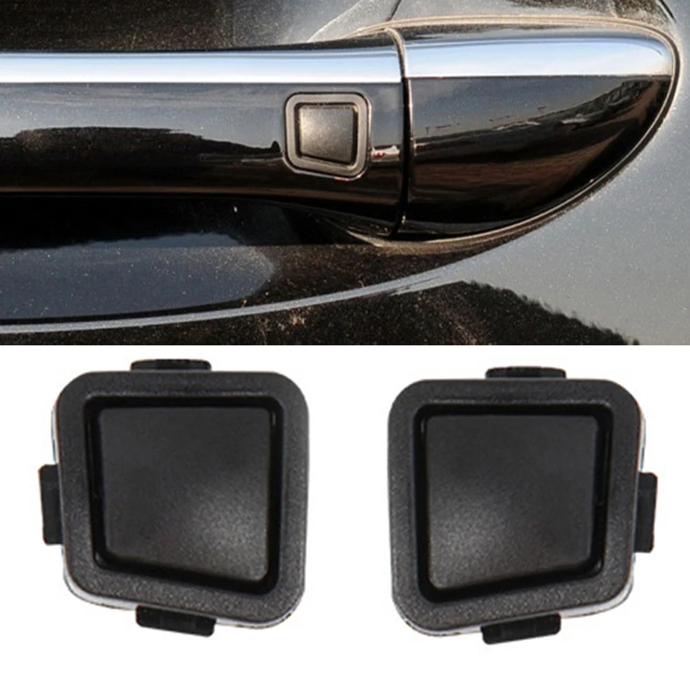 

Car Door Handle Button Cover Exterior For Mercedes-Benz W211 C209 W219 W251 Black ABS Keyless-Go Door Handles Replacement Parts