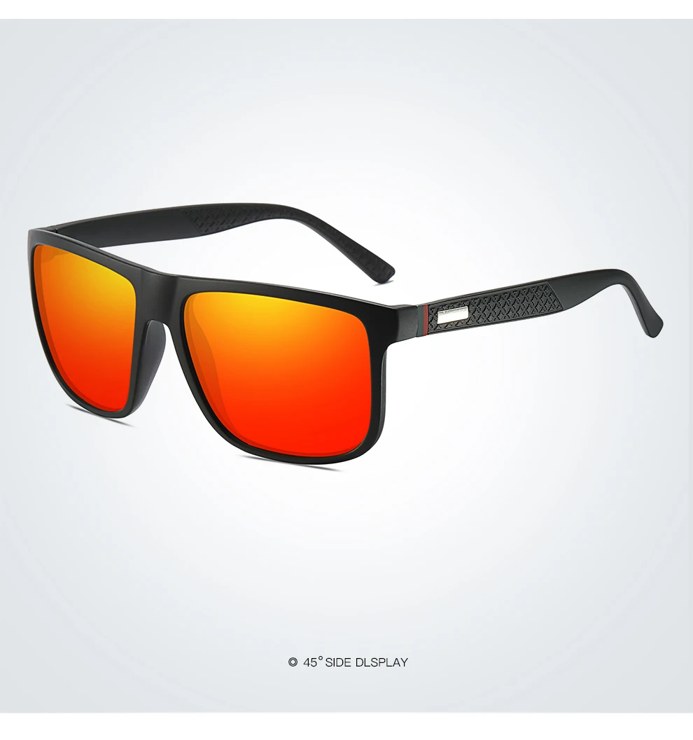 Modische Vintage Quadratische Sonnenbrille für Männer und Frauen Luxus-Markendesigner Herren-Sonnenbrillen zum Fahren und Angeln – Detail 15