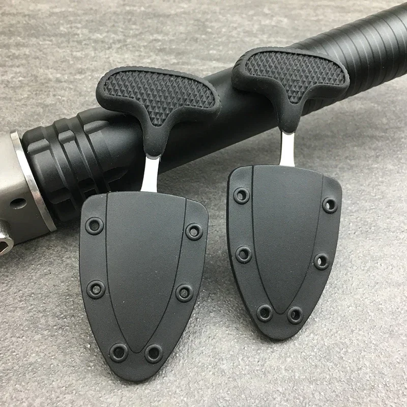 Description Picture 4 of item1PC Stainless Steel Pu 'er Tea Knife Open Mail Express Box Knife Outdoor Camping with Serrated Rope Cutter Tool