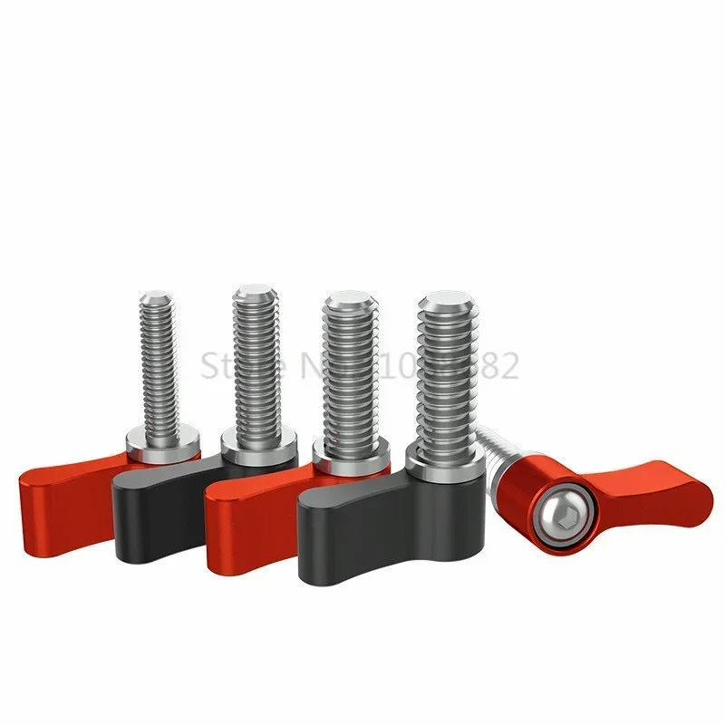 10PCS T 헤드 1/4 M4 M5 M6 스레드 핸들 렌치 10-35mm 길이 나사 어댑터 DJI Ronin M 짐벌 안정기 용 조절 헤드