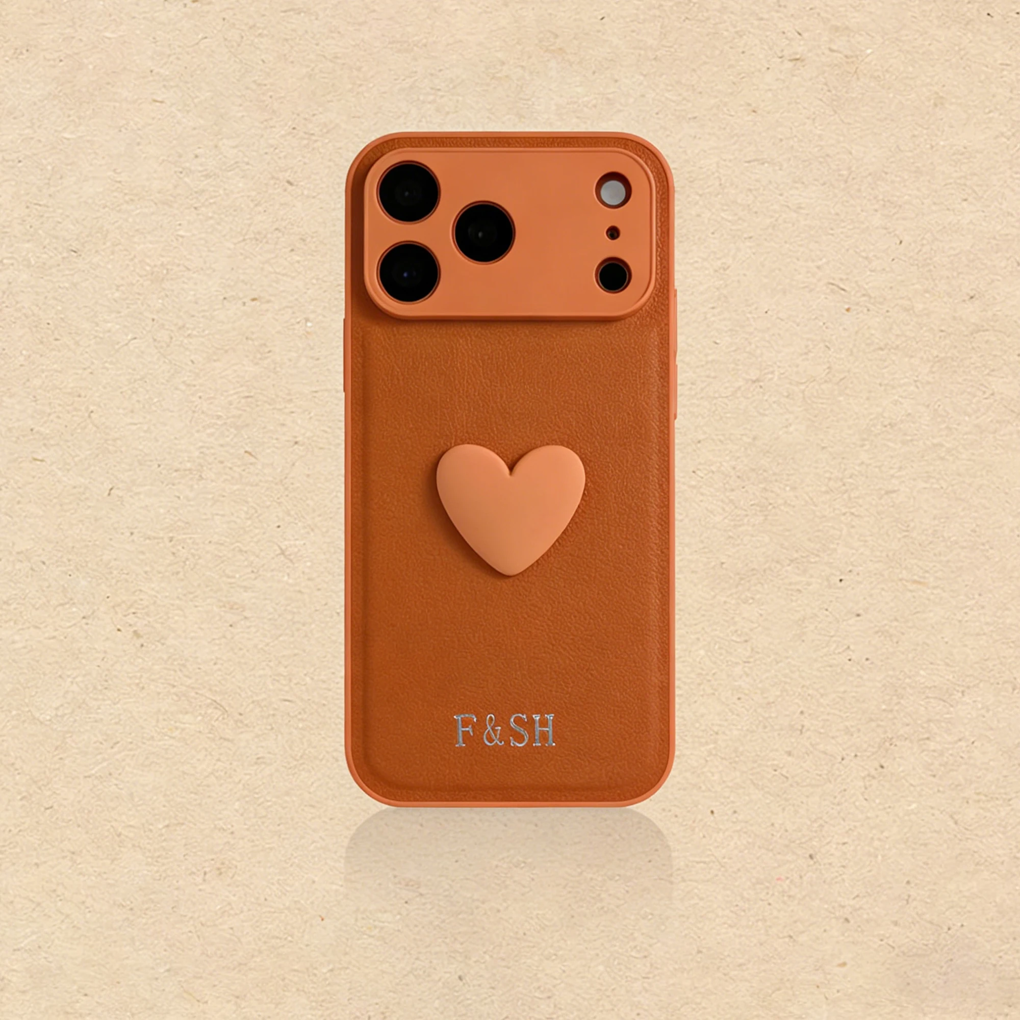Custom Name Hot Silvery Foil Engraved Phone Case for iPhone