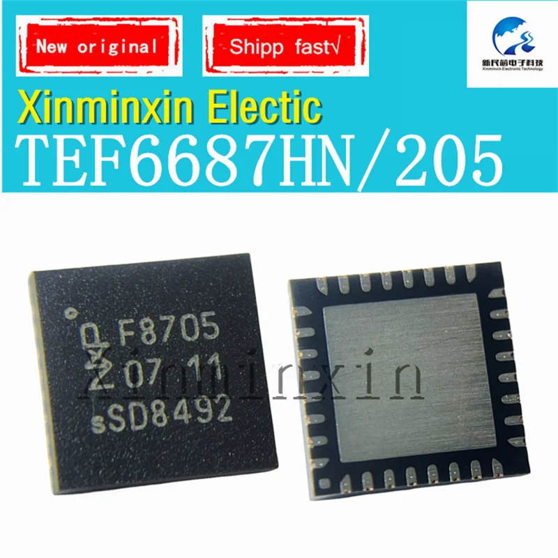 1-10개/몫 F8705 TEF6687HN QFN-32 IC 칩 원본 재고 있음