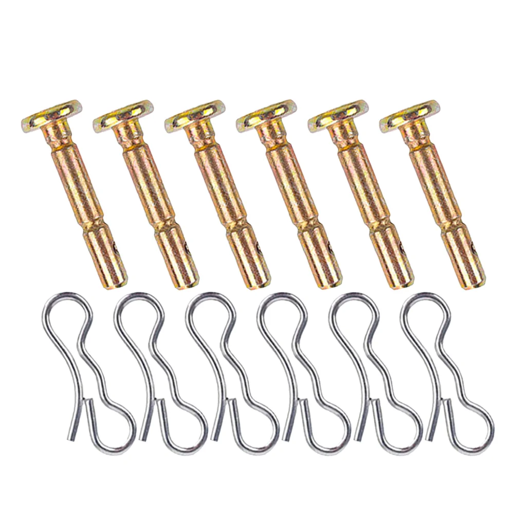 12Pcs Shear Pins Snow Blower Accessories Cotter Pins Replacement Parts Stainless Steel Ice Scraper Snow Sweeper Gear Box Metal