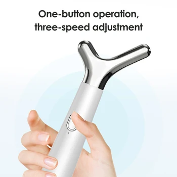 Portable Electric Face Lifting Massager Y style Vibration Facial Lifting Skin Tighten Massage Beauty Devices 4
