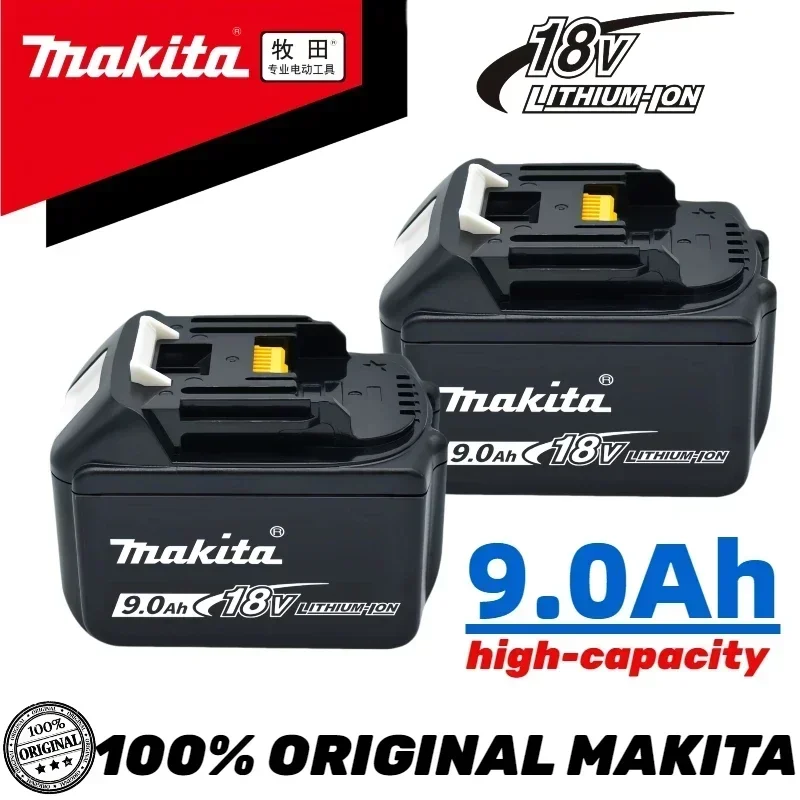 Новинка, 18 в, Makita, Лидер продаж, 9,0 Ач, подходит для Makita BL1830B, BL1850B, BL1840, BL1860, BL1815, сменный литий-ионный аккумулятор