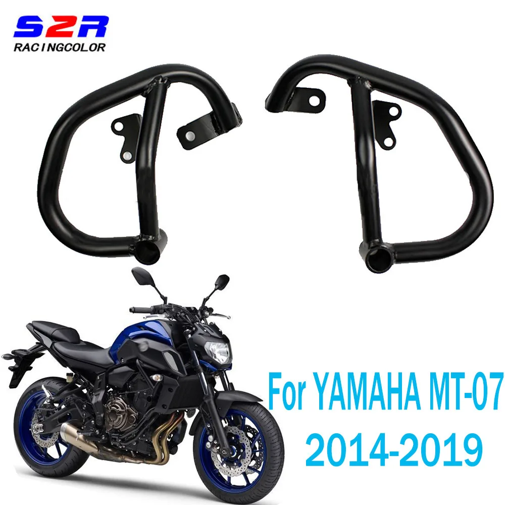 For YAMAHA MT07 MT FZ 07 FZ07 2014 - 2019 2017 2018 Motorcycle Parts Engine Gurad Crash Bar Bumper Protector Prevent Collision | Автомобили