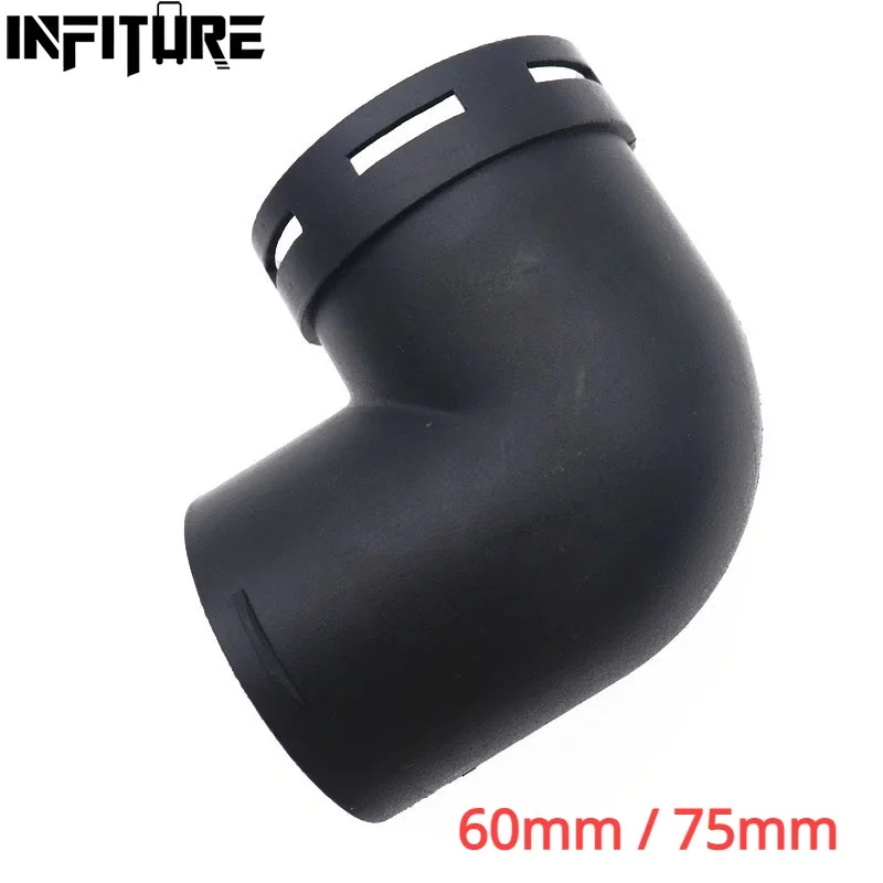 Raccord Coude 75mm Pour Tuyau D'Évacuation Chauffage Webasto - Connexion Air, Plastique Renforcé