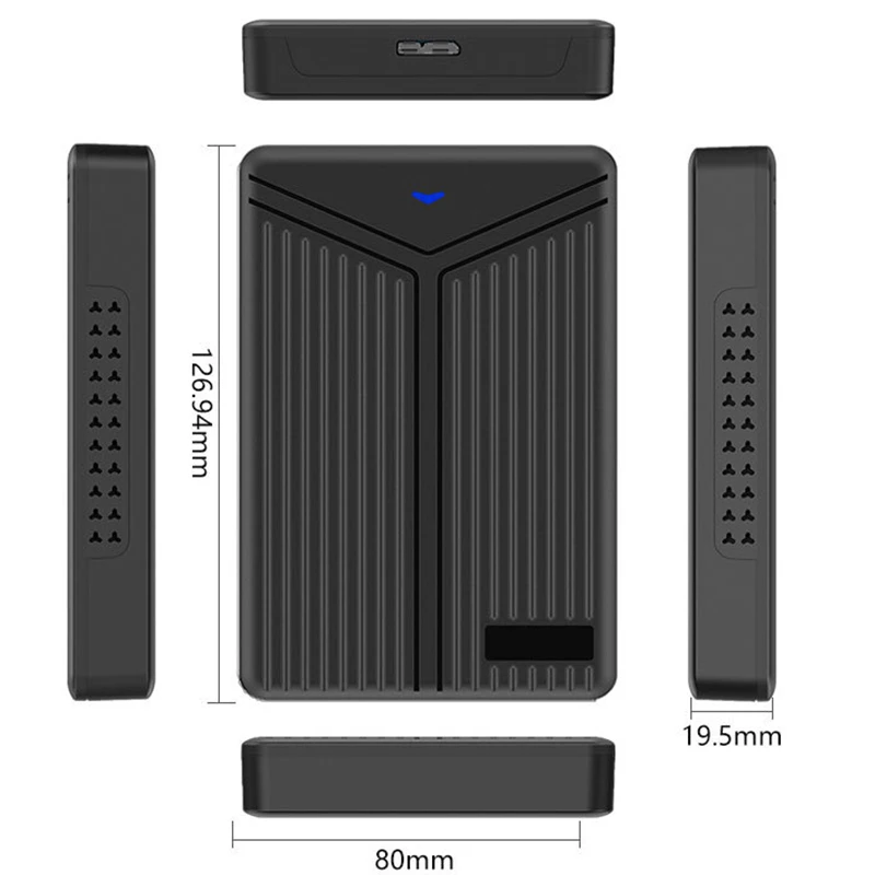 15mm Hard Drive Case 2.5 inch Laptop Hard Drive Box USB 3.0 3.1 Mobile Box