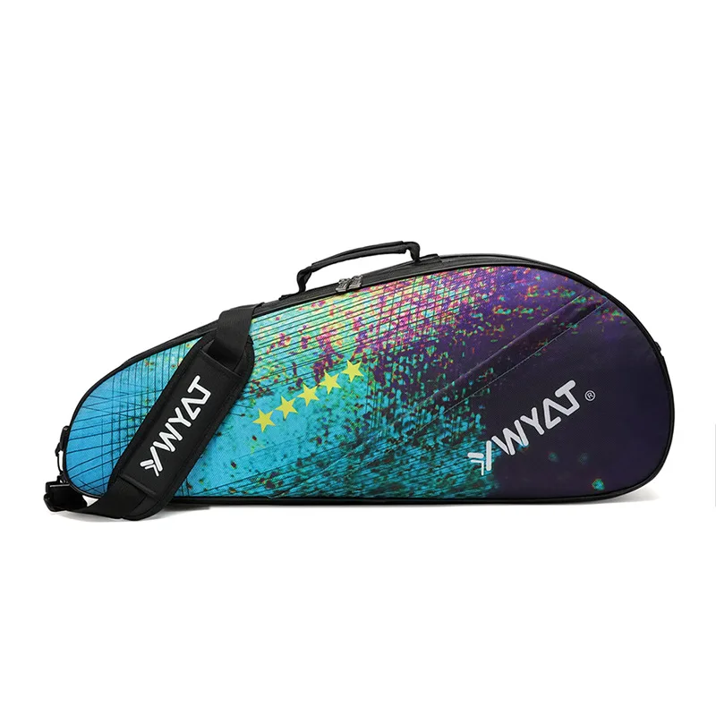 YWYAT Badminton Racquet Bag for 3 Rackets Waterproof Large Capacity Shoulder Sport Bags with Shoe Comparment Bosal  Badminton