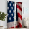 2pc, Party Curtains flag pattern Durable Polyester,Without Electricity Birthday Party Use for Indoor Celebrations, Room Decor 2
