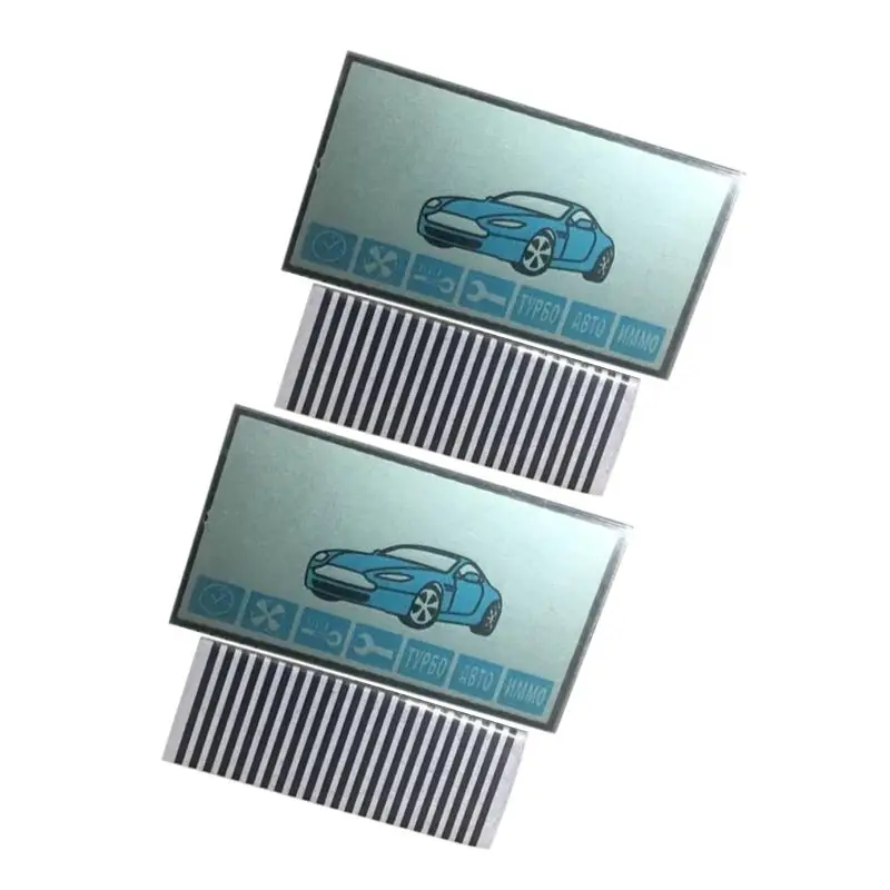 

2pcs/lot A91 lcd display screen with flexible cable zebra Stripes for Russian Keychain 2-way Starline A91 lcd remote control key