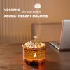 Humidifier Aromatherapy Flame Volcano Light Timer for Bedroom Home Yoga Office Flame Ultrasonic Essential Oil Diffuse 1