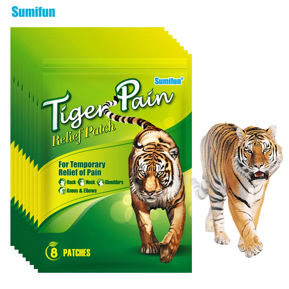 

8/24/40Pcs Sumifun Tiger Balm Analgesic Patch Arthritis Rheumatoid Pain Relief Plaster Muscle Joint Sprain Ache Medicine Sticker