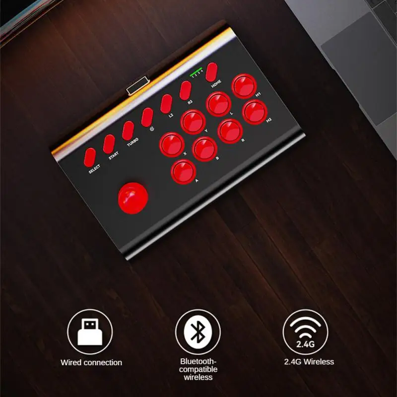 

Joystick High Quality Multiplayer Game Durable Design Precise Control Versatile Compatibility Computer Handle Portable Handle
