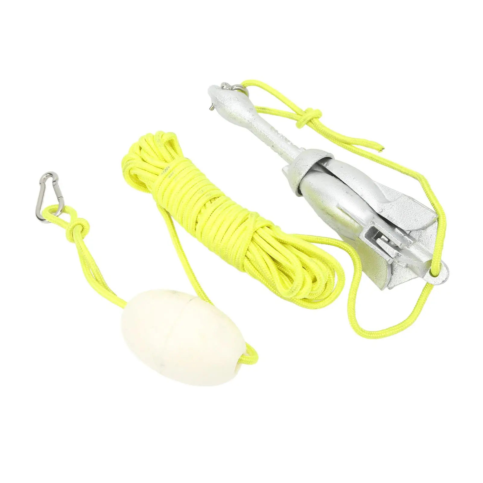 Carbon Steel Anchor Kit for Kayaks-Foldable, Easy Connection, 4 Claw Design, Strong Holding Power-Ideal for Lake Use