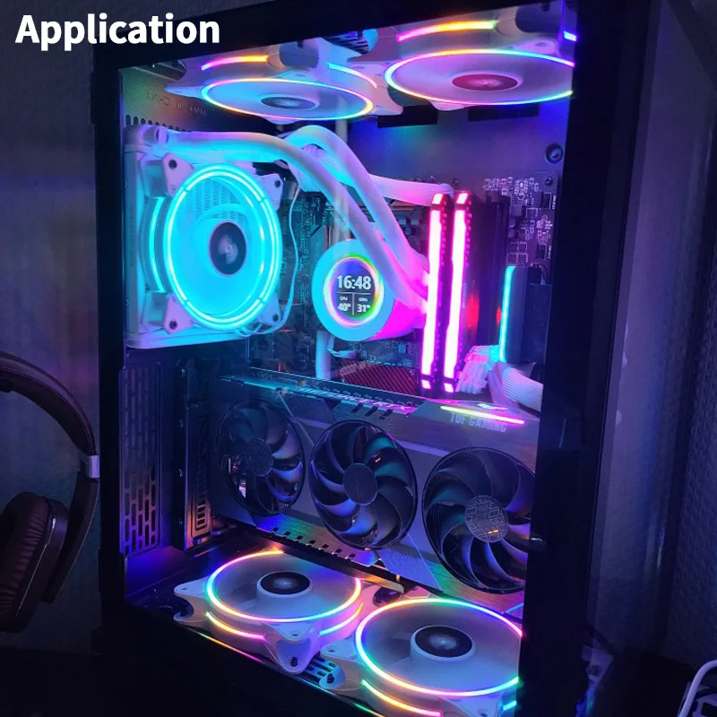 IPS USB  ȭ, 480x480 USB ý  LCD ÷, CPU GPU RAM HDD ͸, AIDA64, 2.1 ġ, 2.8 ġ