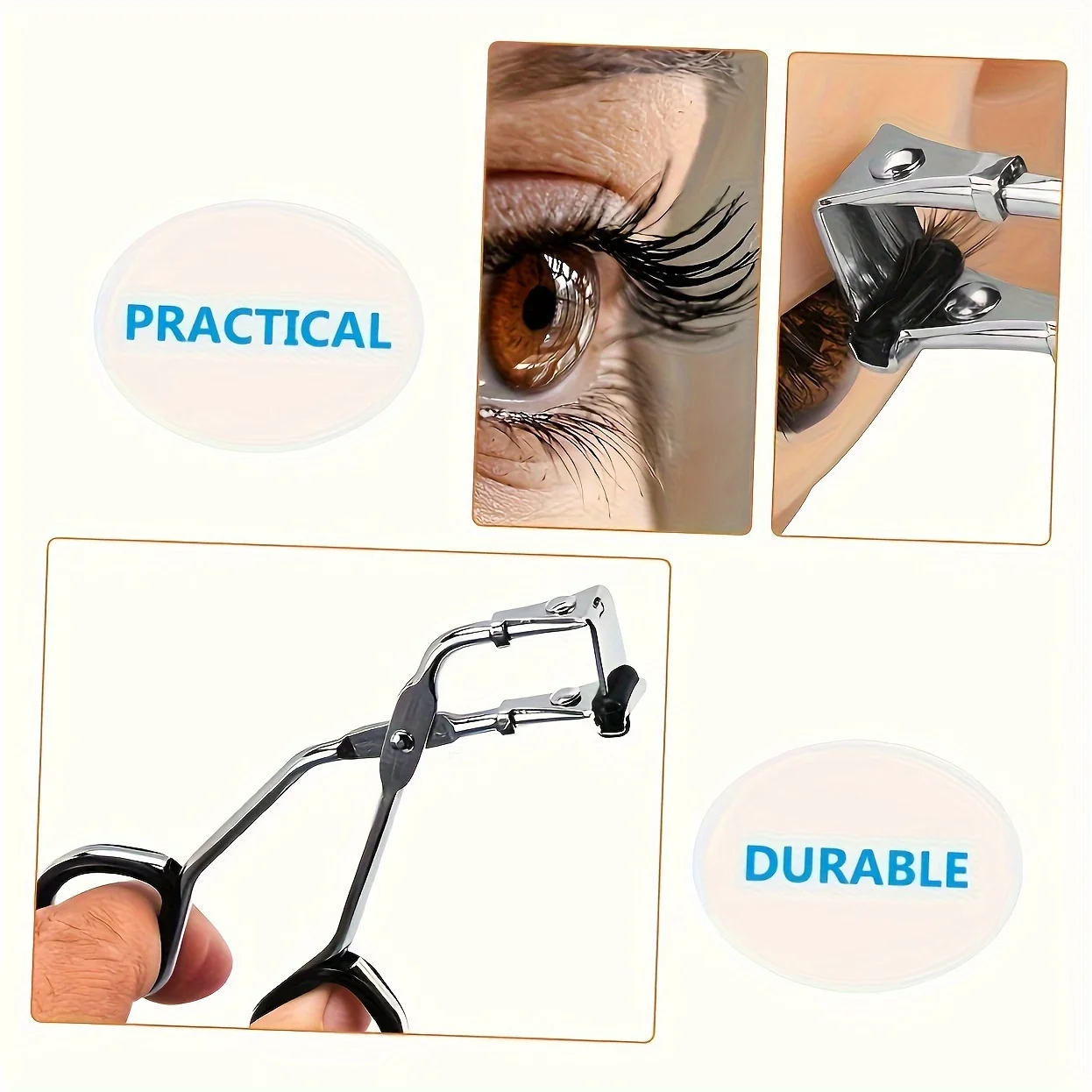 Eyelash Curler Mascara Tool Travel Curling Iron Portable Curling Iron Eyelash Comb Seperator Eyelashes Curler Heated Lash