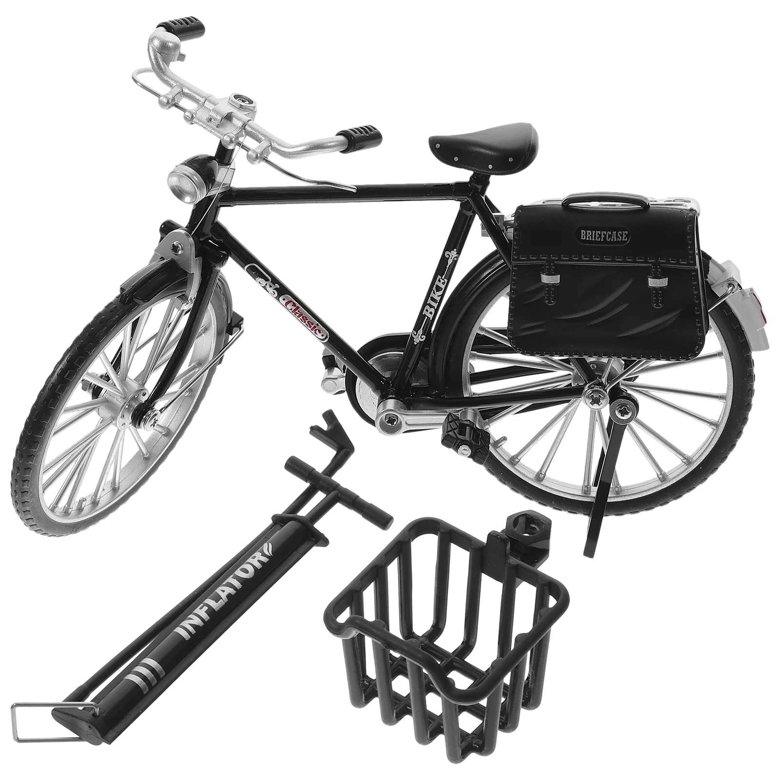 

1 Set of Bicycle Model Vintage Bicycle Decoration Model Retro DIY Bike Ornament for Gift