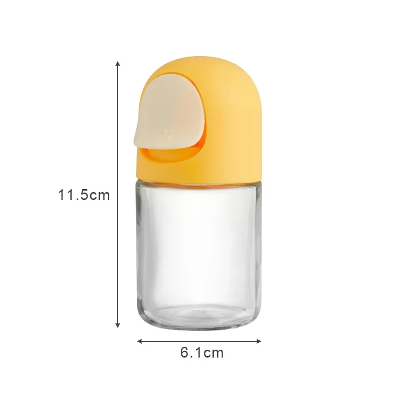 Salt Dispenser 0.5G Metering Sugar Shaker Jar Spice Organizer Salt Tank Sugar Bottle Kitchen Organizer and Storage Container