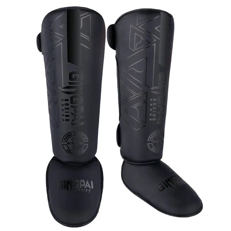 Professional Kickboxing Leg Ankle Protector Sparring MMA Shin Boxing Thickened Fighting Gear Guards kickboxing shin guards,kickboxing leg guards