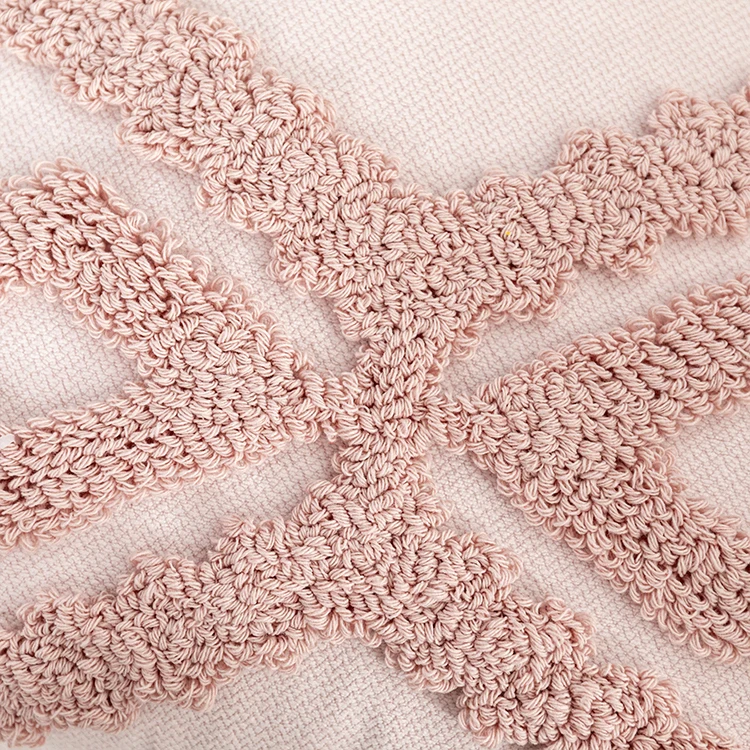 Abdeckung gelb Boho rosa Stil Kissen blau beige Quasten Kissen bezug hand gefertigt für Heim textilien Schlafs ofa 45x45cm/30x50cm – Detail 15