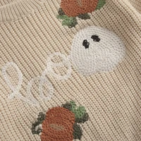 Ma&Baby 0-3Y Halloween Newborn Infant Toddler Baby Girl Boy Sweaters Pumpkin Ghost Long Sleeve Knit Warm Pullover Fall Costumes 3