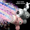 Children's 23-hole Space Rabbit Handheld Bubble Gun Toy Outdoor Toys (excluding Bubble Liquid And Batteries) 1