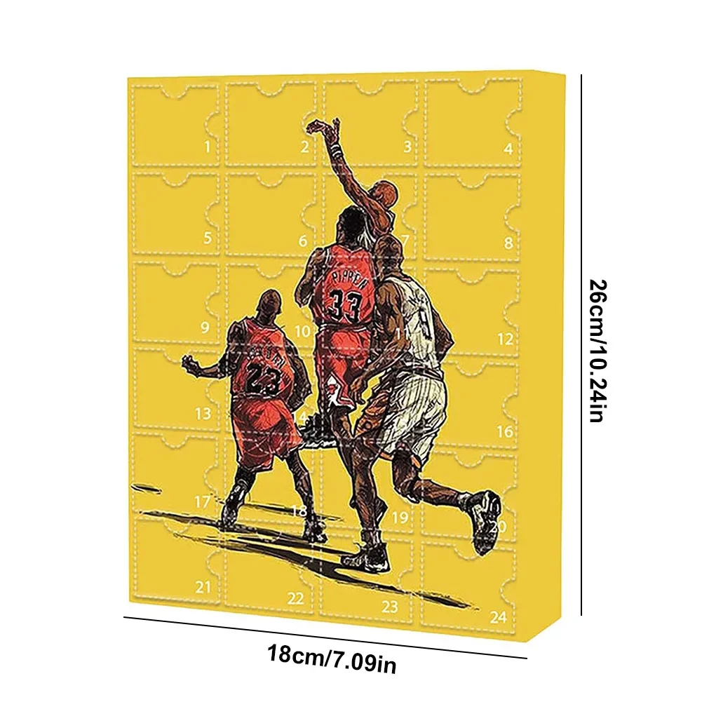Basketball 24 Days Christmas Advent Calendars Christmas Countdown Calendar Holiday Advent Calendar Gift for Basketball Fans