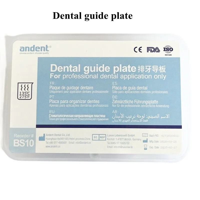 

2Box Dental Arrangement Guide Plate Orthodontics Auxiliary Arrangement Tool Complete Denture Teeth Supply Template Board