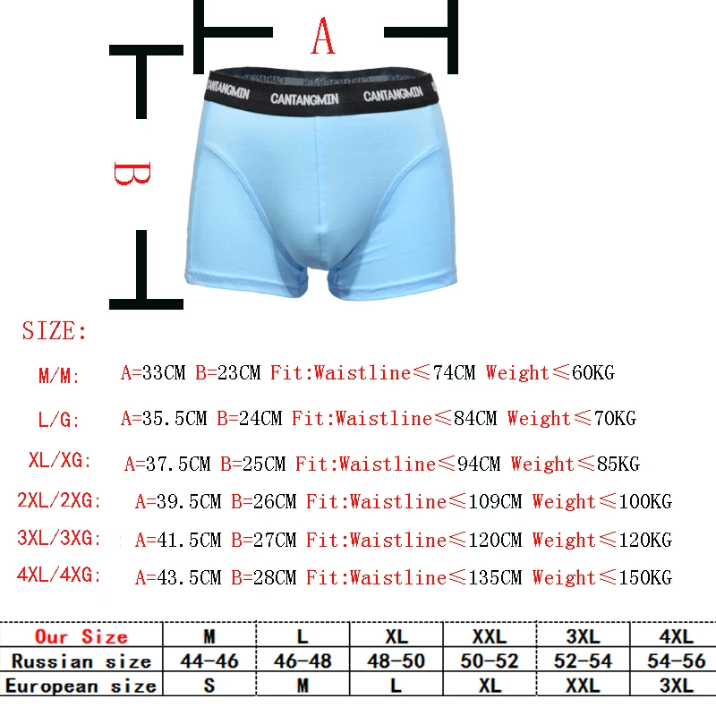 CANTANGMIN man panties cotton graphene antimicrobial underpants breathable moisture absorption boxers comfortable underwear men underwear types