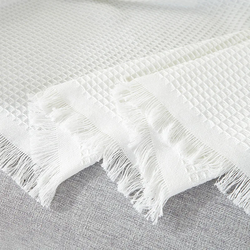 Nordic Cotton Linen Sofa Covers Four Seasons General Sofa Towel Cover all-purpose all-wrapped Sofa Cover Sofa Blanket 3
