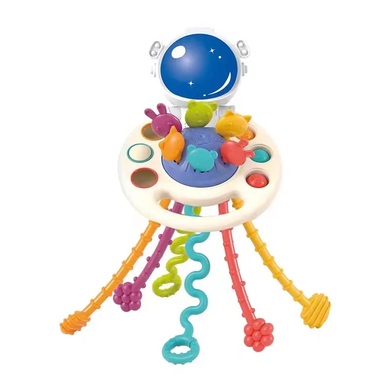 Juguetes sensoriales Montessori para niños de 1 año, juguetes de cuerda de  tracción, actividad para bebés