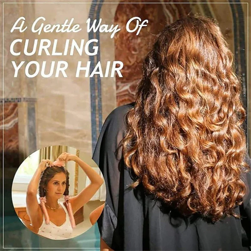 Hair Curling Tools Lazy Heatless Curling Rod Sponge Headband Air Wave No Heat Curlers Women