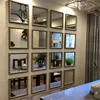 Square Spherical Wall Hanging Mirror Bedroom Decoration Three-dimensional Imitation Metal Dining Room Mirror Wall Hanging Decor 1