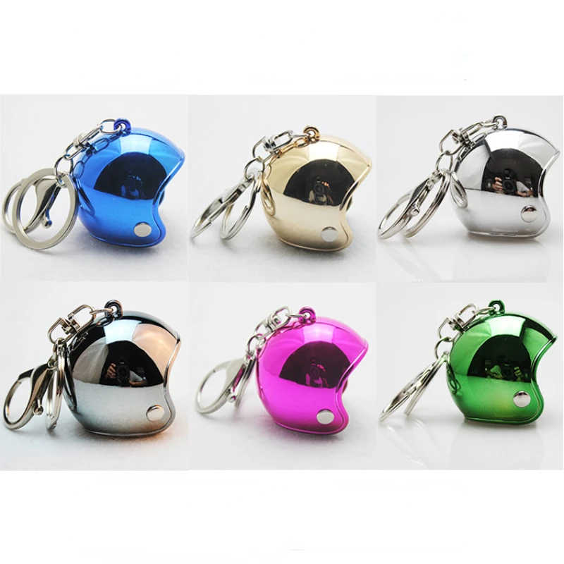 Creative Key Rings with Colorful Helmet Design for Motorcycles Safety ...