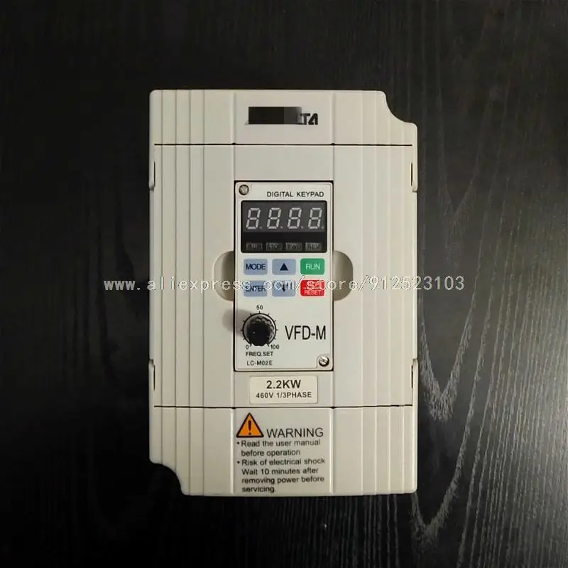 입력 3ph 380V 출력 3ph 인버터 인버터 VFD022M43B 0  480V 5A 0.1  400Hz 2.2kW 3HP 새로운