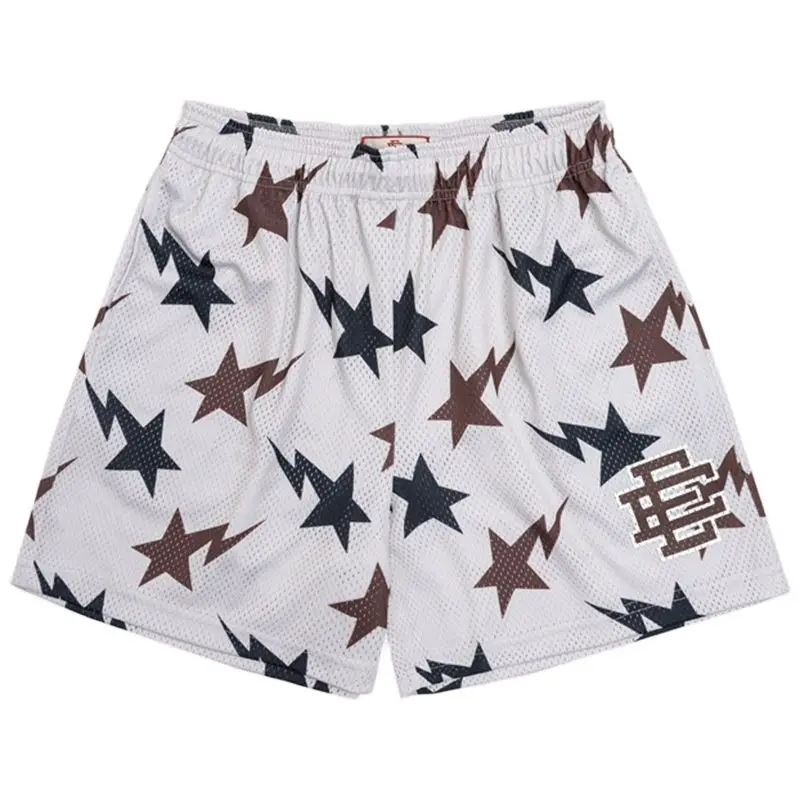 2024 New Summer Men Shorts Casual Shorts Fitness Exercise Beach Shorts Breathable Mesh Shorts Jogger Men's EE shorts 4