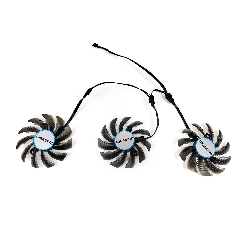 Substituição da Ventoinha Refrigeradora Pld08010s12h para Gigabyte Radeon rx 6600 6700 xt Rtx 3070 ti Eagle Placa de Vídeo Gráfica Peças 75 mm - Imagem 4