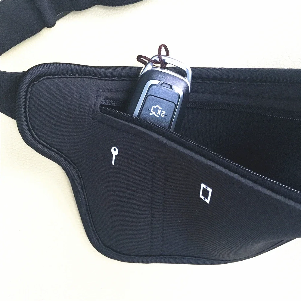 Ultralight Running Waist Bag Men Women Running Belt Zipper Casual Fanny Pack Mobile Phone Holder For Sports Gym Fitness Jogging 4